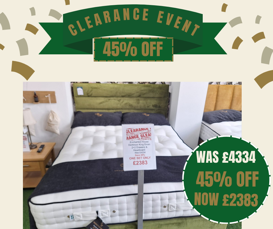 Dartford King size 2 + 2 Divan set with Headboard 